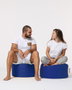Atelier Del Sofa Round Pouf - Blue